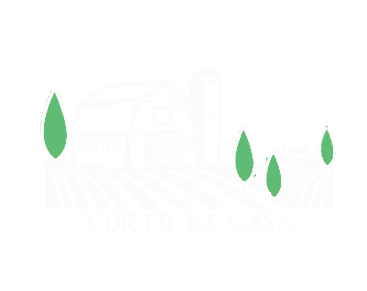 logo white l'orto di casa